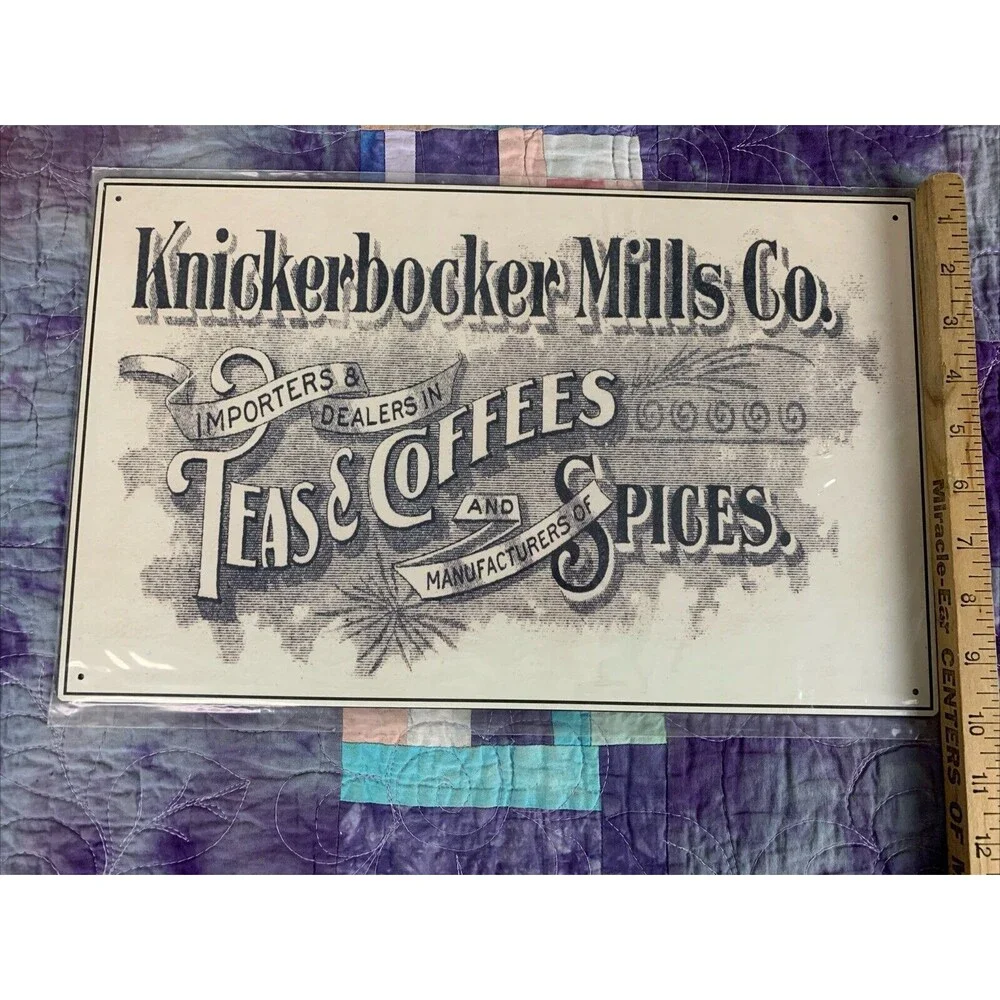 Knickerbocker Mills Co.  Ohio Wholesale Inc 16x10 Rustic Retro Metal Signs Decor